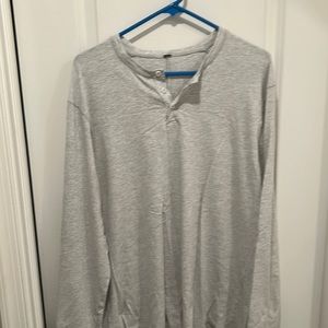 Lululemon 5 Year Long Sleeve Henley, XL